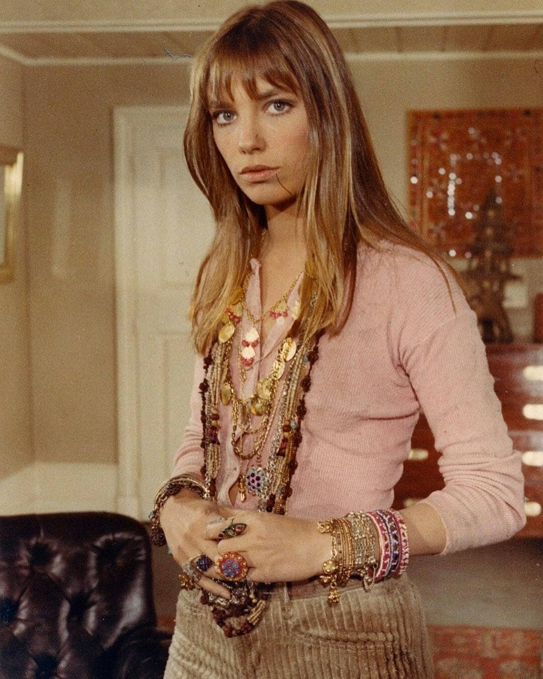 Jane Birkin Icône mode des années 70.