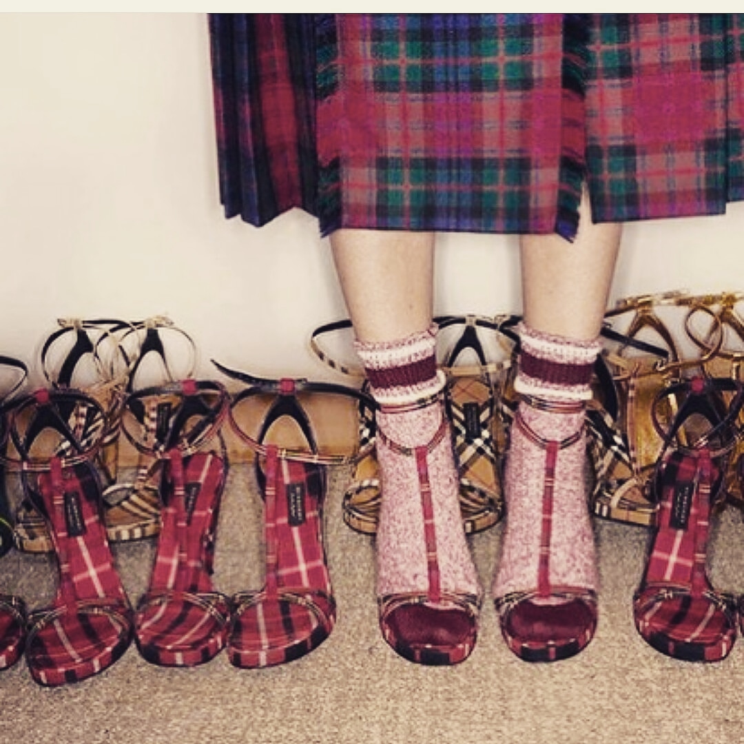 Les Souliers Imprimés Tartan